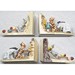 Norton Nut's Royal Doulton - Winnie The Pooh Bookends - "Push...Pull!!! Come on Pooh!"