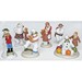 Norton Nut's Coalport Snowman - Collection of Six Snowman Figurines
