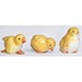 Norton Nut's Beswick - Rare Set Of 3 Small Yellow Chickens. Model 2200, 2201, 2202