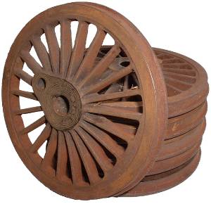 Norton Nut's Live steam model loco wheels