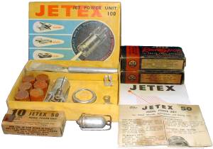 Norton Nut's Jetex engines and accessories