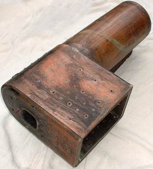 Norton Nut's Copper boiler for 3" Burrell Model Traction Engine