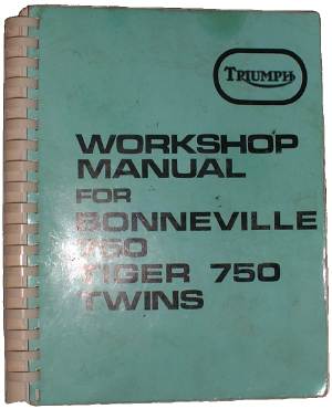 Norton Nut's Triumph workshop manual, Bonneville and Tiger 750 model