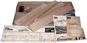 Norton Nut's Graupner Junior Balsa Glider Kit