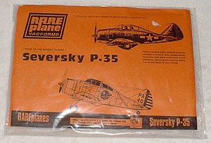 Norton Nut's RARE Planes 1/72 vac form Seversky P.35