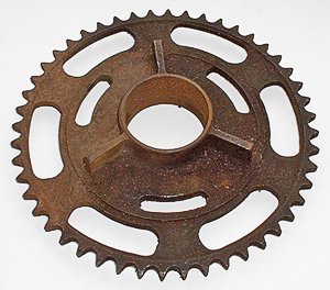 Norton Nut's Royal Enfield rear sprocket - vintage