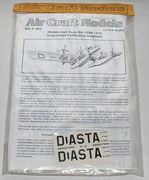 Norton Nut's Air Craft Models 1/144 vac form Blohm und Voss HA139 V3