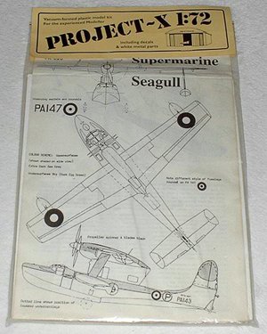 Norton Nut's Project-X 1/72 vac form Supermarine Seagull kit