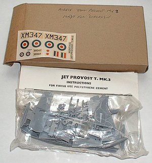 Norton Nut's Airfix 1/72 Jet Provost T.Mk.3 kit