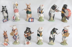 Norton Nut's Beswick - 12 Piece Pig Promenade PP1 - PP12