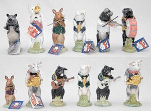 Norton Nut's Beswick - 12 Piece Pig Promenade PP1 - PP12