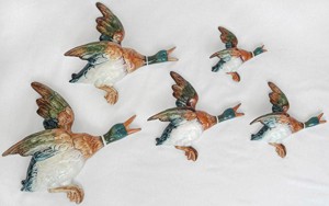 Norton Nut's Beswick - Mallard Duck Wall Plaques Full Set Of 5