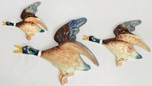 Norton Nut's SylvaC / Falconware - Flying Duck Wall Plaques