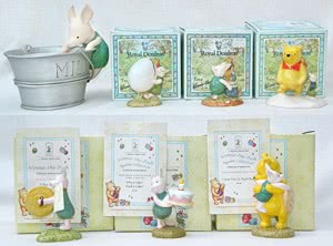 Norton Nut's Royal Doulton - Winnie The Pooh Collection Of 6 Piglet Figurines