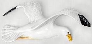 Norton Nut's Beswick - One Seagull Wall Plaque Model 658/2