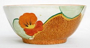 Norton Nut's Clarice Cliff Nasturtium Pattern Bowl