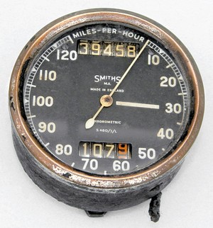 Norton Nut's Smiths Chronometric 120 MPH Speedometer