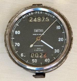 Norton Nut's Smiths 80 MPH Speedo