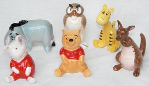 Norton Nut's Beswick Winnie The Pooh Collection Of 6 Characters