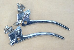 Norton Nut's Pair Of Original Control Levers For Norton