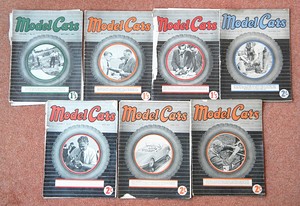 Norton Nut's 7 Model Cars Magazines 1947 - 1950 Mostly Tethered Cars Content