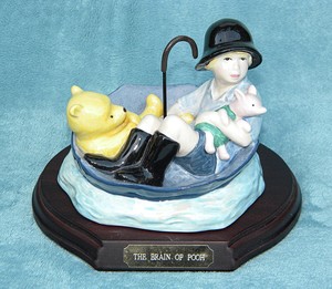 Norton Nut's Royal Doulton Disney Figurine The Brain Of Pooh WP31