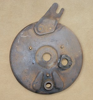 Norton Nut's Norton Brake Plate For Girder Forks. ES2, 18, 16H, Inter.